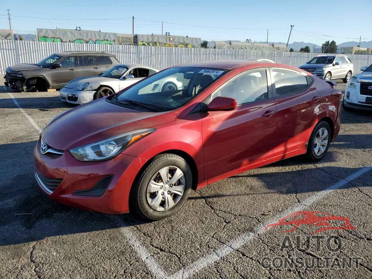 HYUNDAI ELANTRA 2016 - KMHDH4AE3GU542235