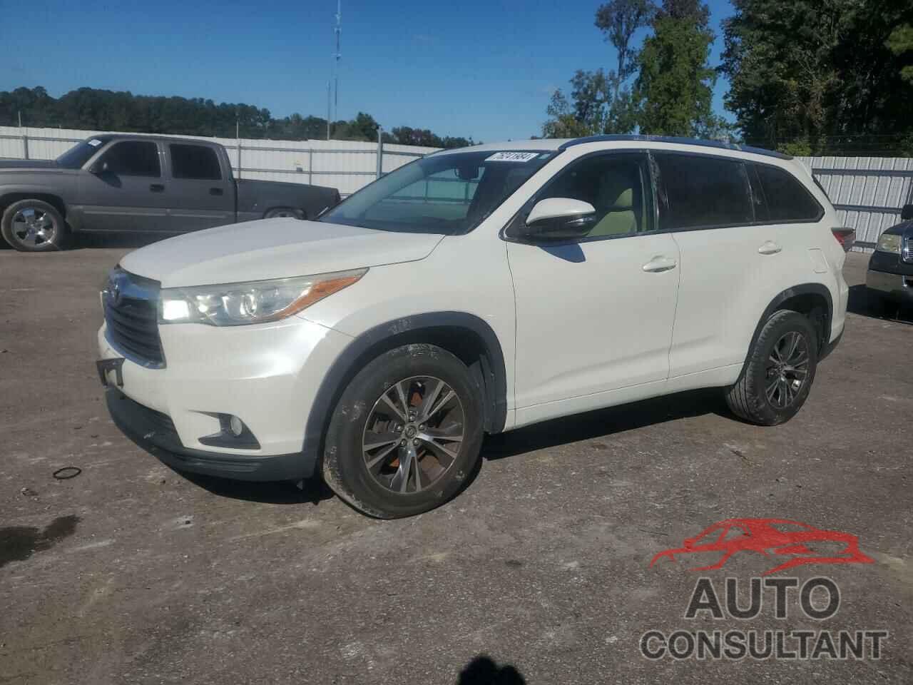 TOYOTA HIGHLANDER 2016 - 5TDKKRFH5GS507049