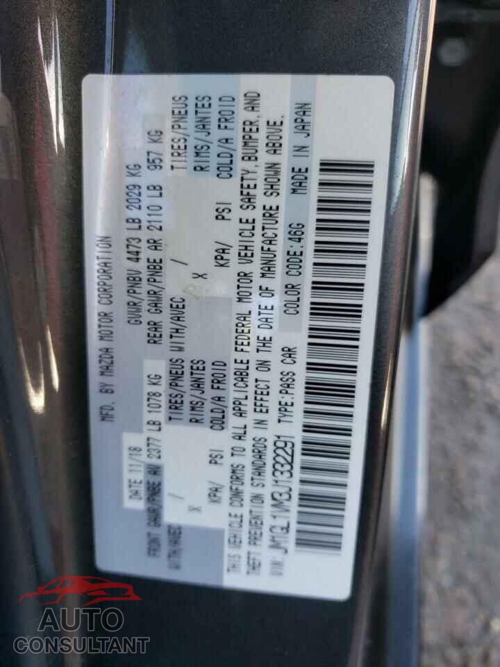 MAZDA 6 2018 - JM1GL1VM3J1332291