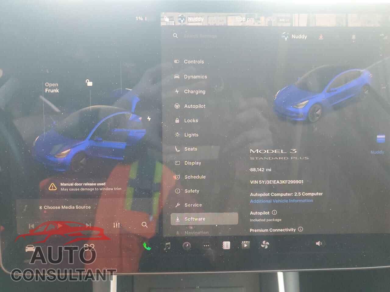TESLA MODEL 3 2019 - 5YJ3E1EA3KF299901
