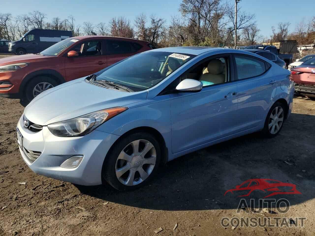 HYUNDAI ELANTRA 2013 - KMHDH4AE9DU721049