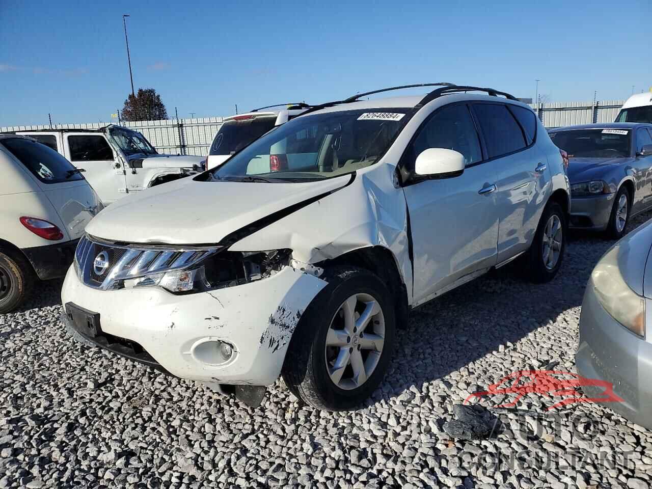 NISSAN MURANO 2010 - JN8AZ1MWXAW116243