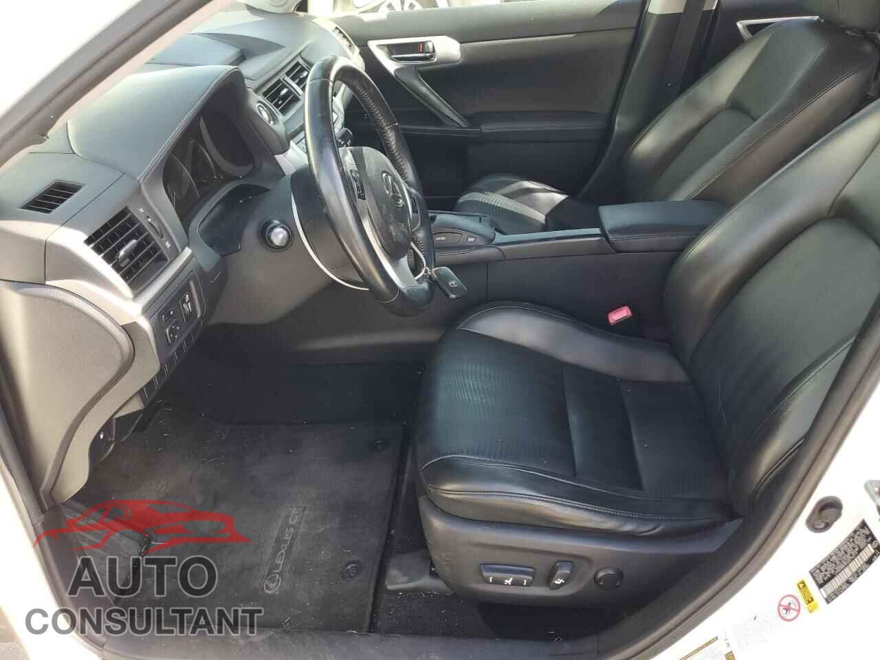 LEXUS CT 200 2012 - JTHKD5BHXC2074319