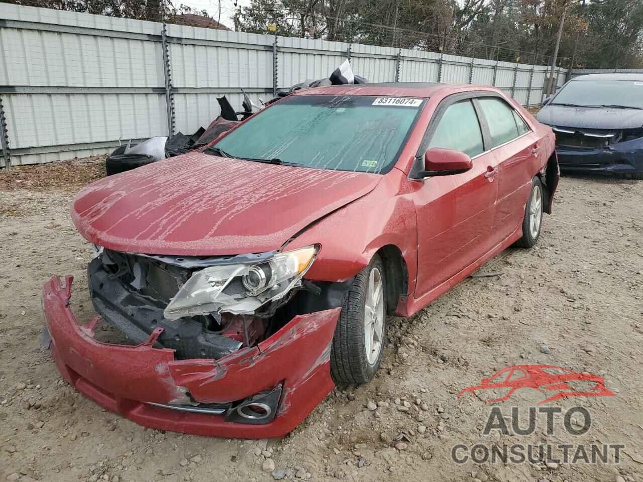 TOYOTA CAMRY 2012 - 4T1BF1FK7CU568423