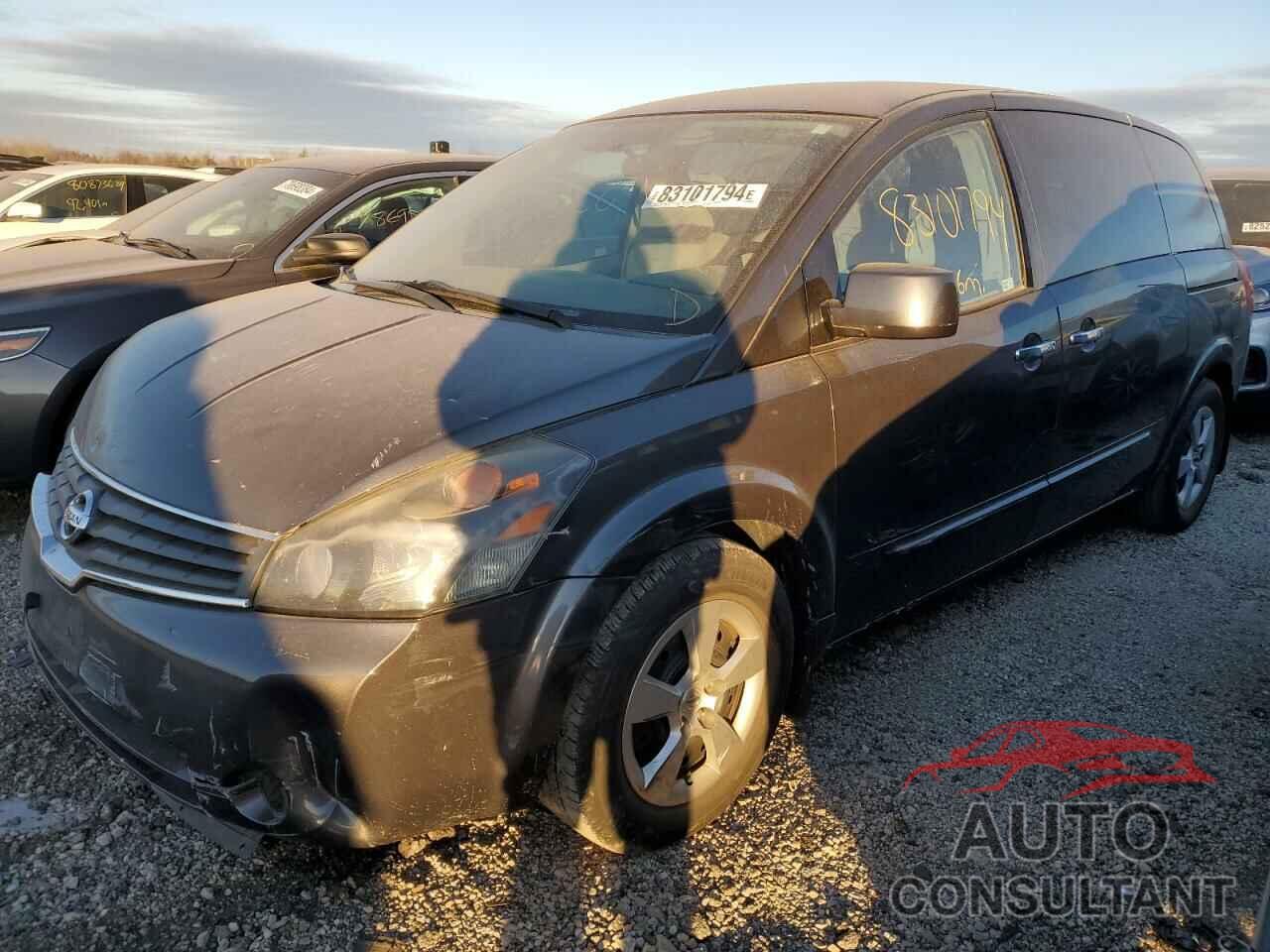 NISSAN QUEST 2009 - 5N1BV28U59N102631