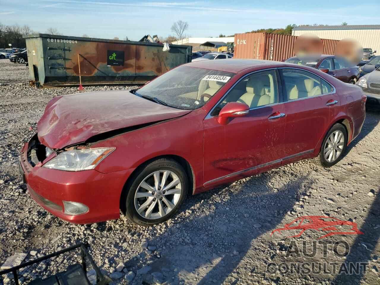 LEXUS ES350 2012 - JTHBK1EG0C2478599