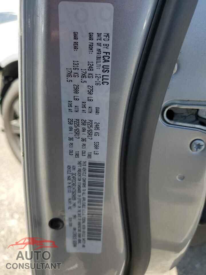 DODGE JOURNEY 2017 - 3C4PDCAB1HT569099