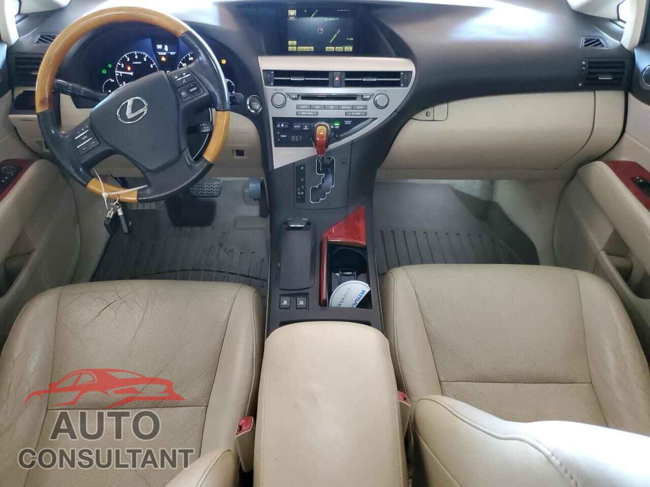 LEXUS RX350 2010 - 2T2BK1BA4AC039739