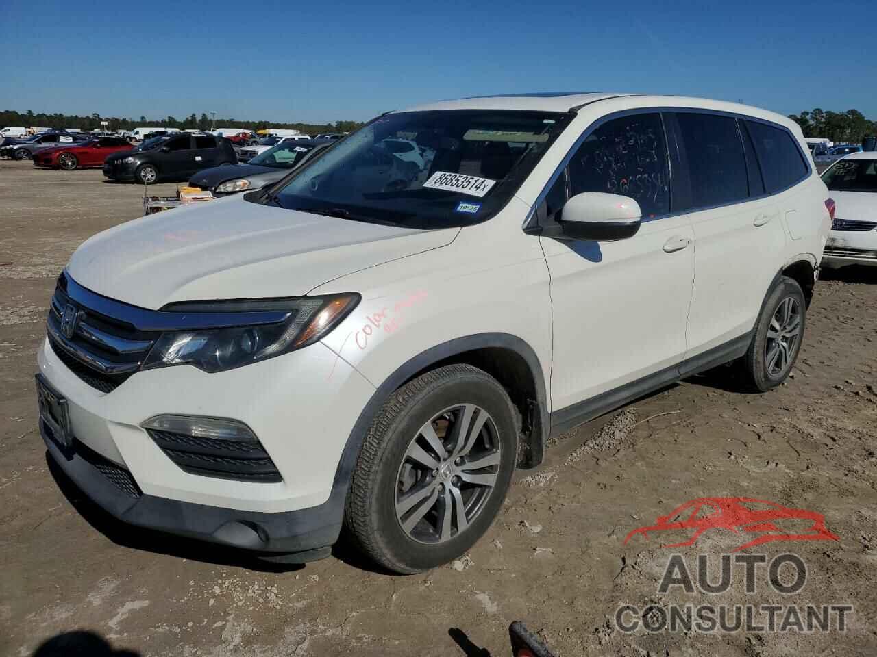 HONDA PILOT 2016 - 5FNYF5H54GB015160