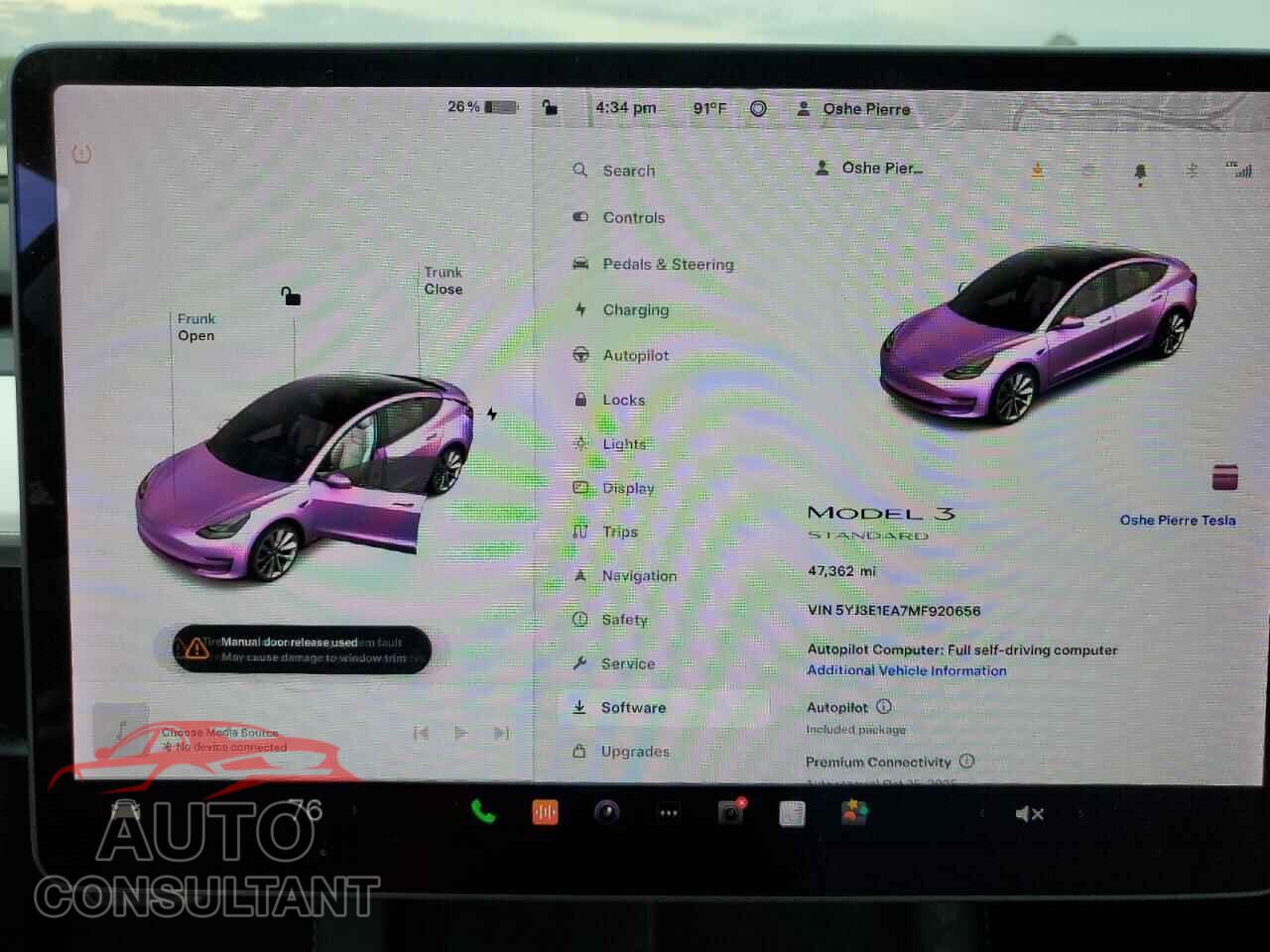 TESLA MODEL 3 2021 - 5YJ3E1EA7MF920656