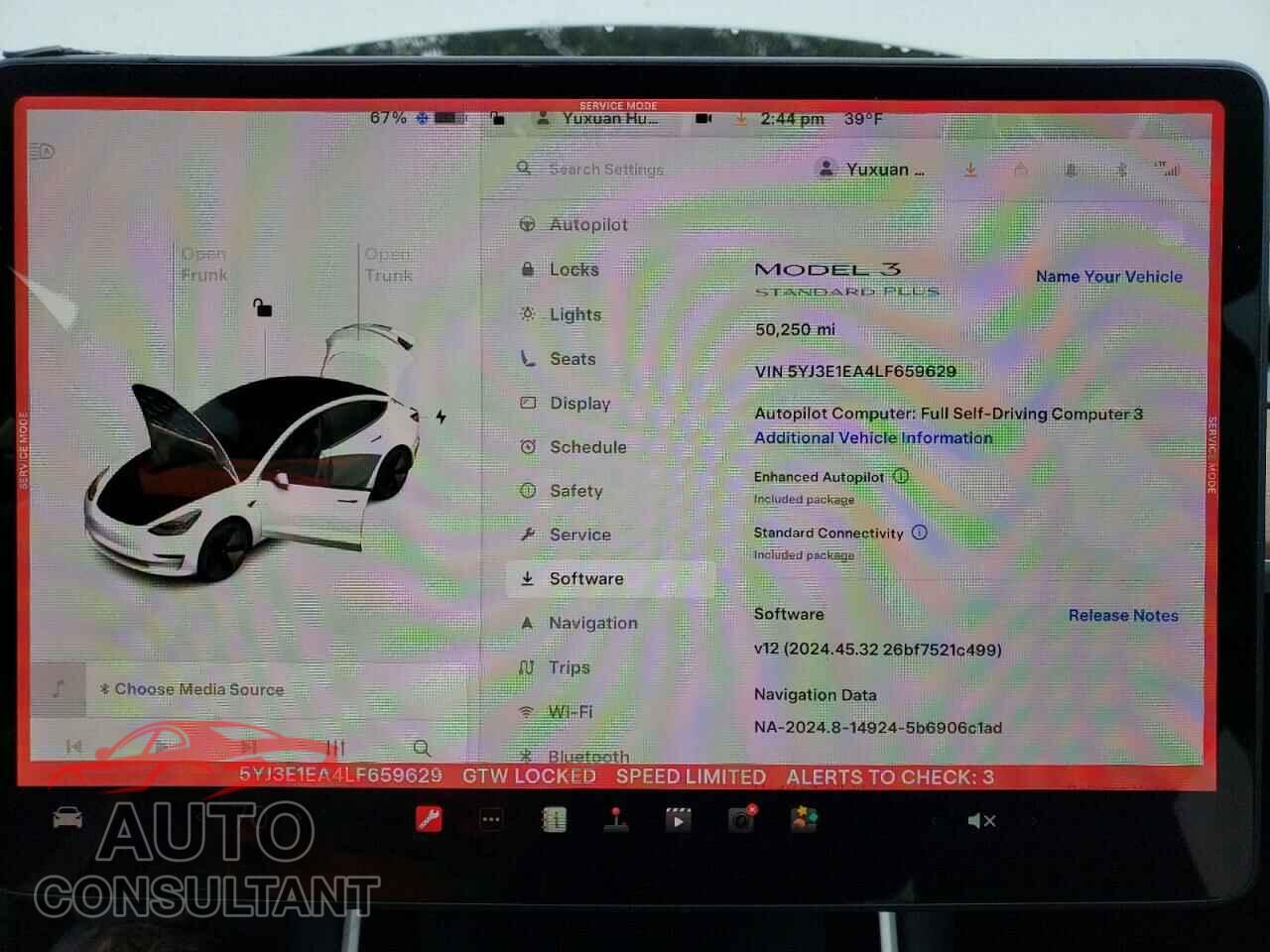 TESLA MODEL 3 2020 - 5YJ3E1EA4LF659629