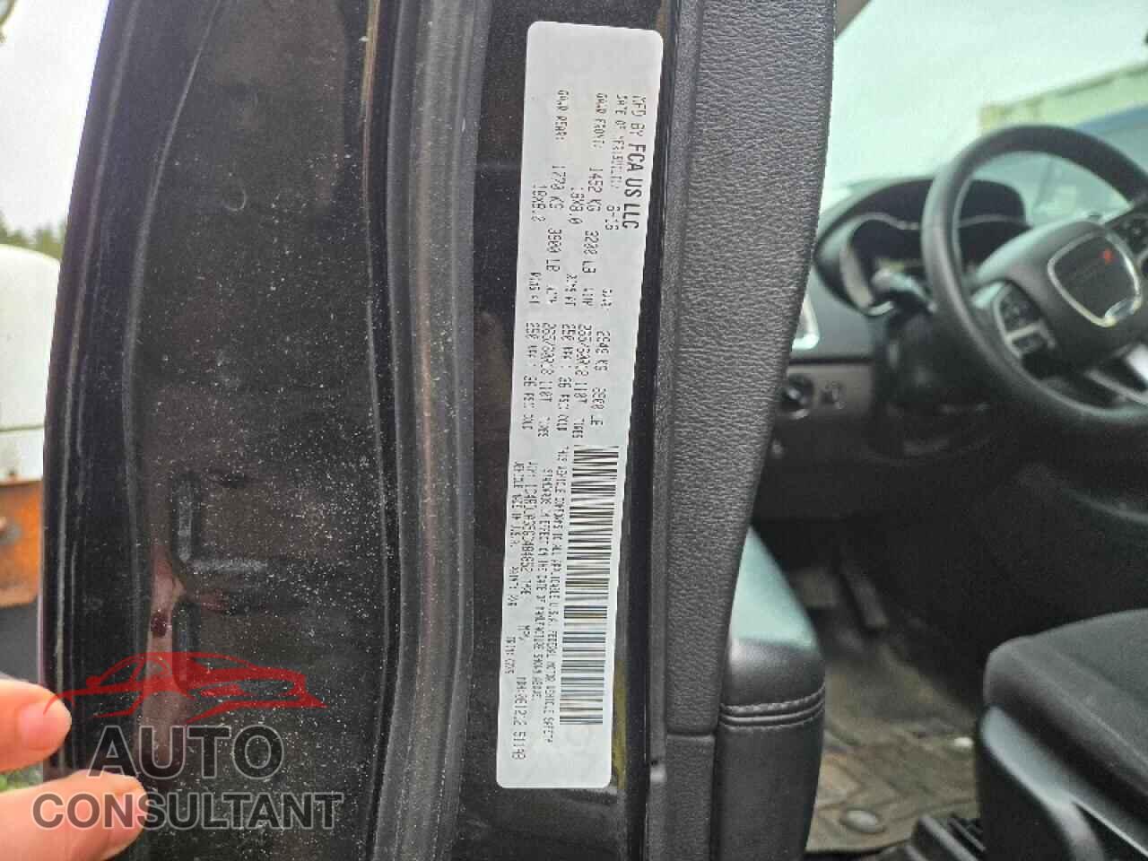 DODGE DURANGO 2016 - 1C4RDJAG5GC484852