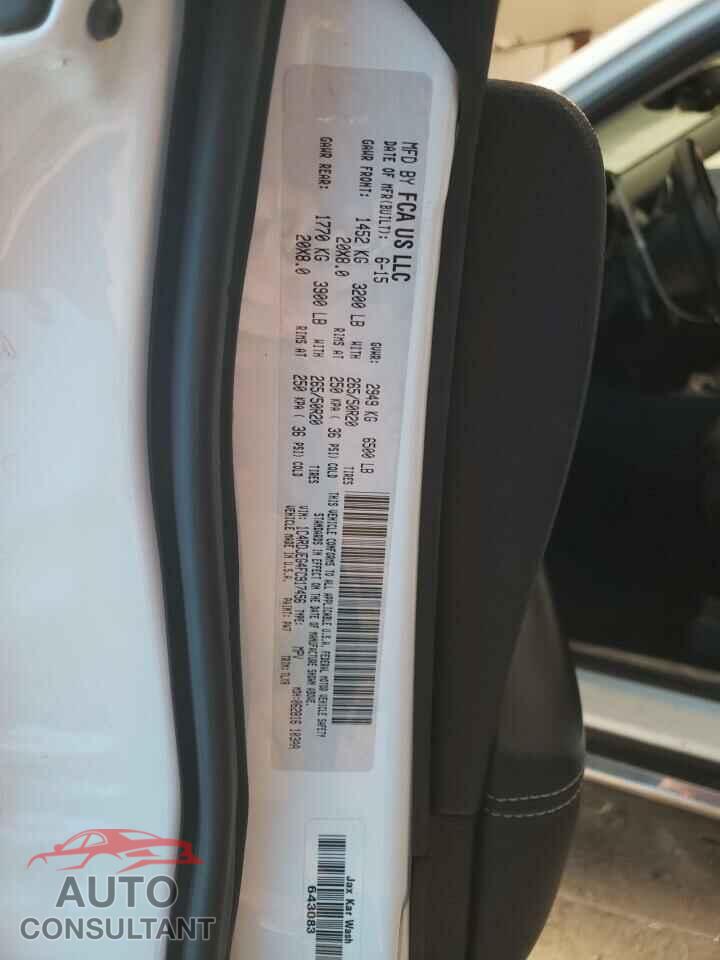 DODGE DURANGO 2015 - 1C4RDJEG4FC917456
