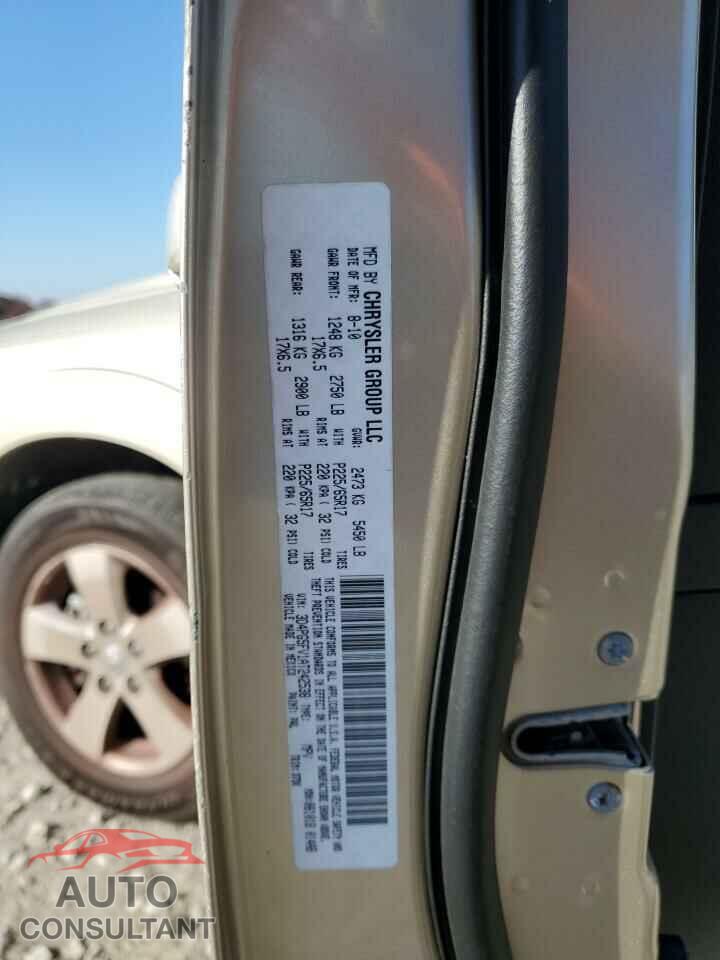 DODGE JOURNEY 2010 - 3D4PG5FV1AT242538