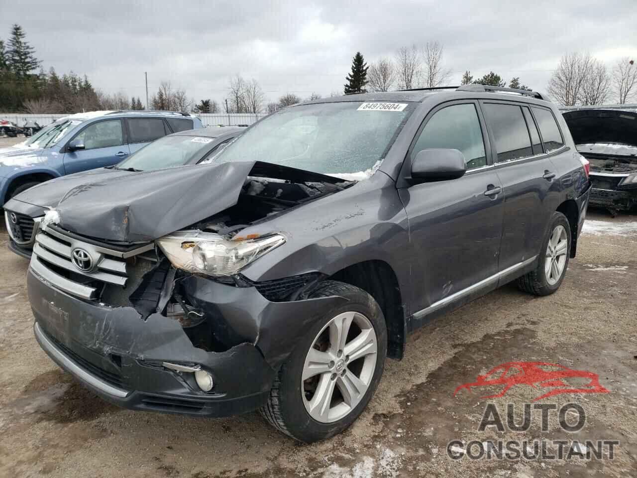 TOYOTA HIGHLANDER 2013 - 5TDBK3EH5DS240876