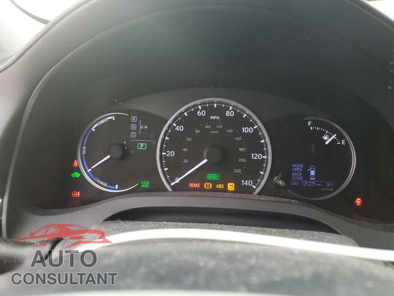 LEXUS CT 200 2012 - JTHKD5BH0C2109370