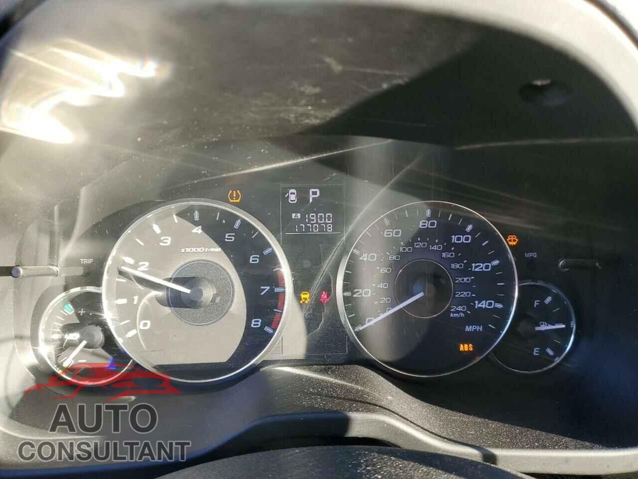 SUBARU OUTBACK 2012 - 4S4BRBCC0C3290657