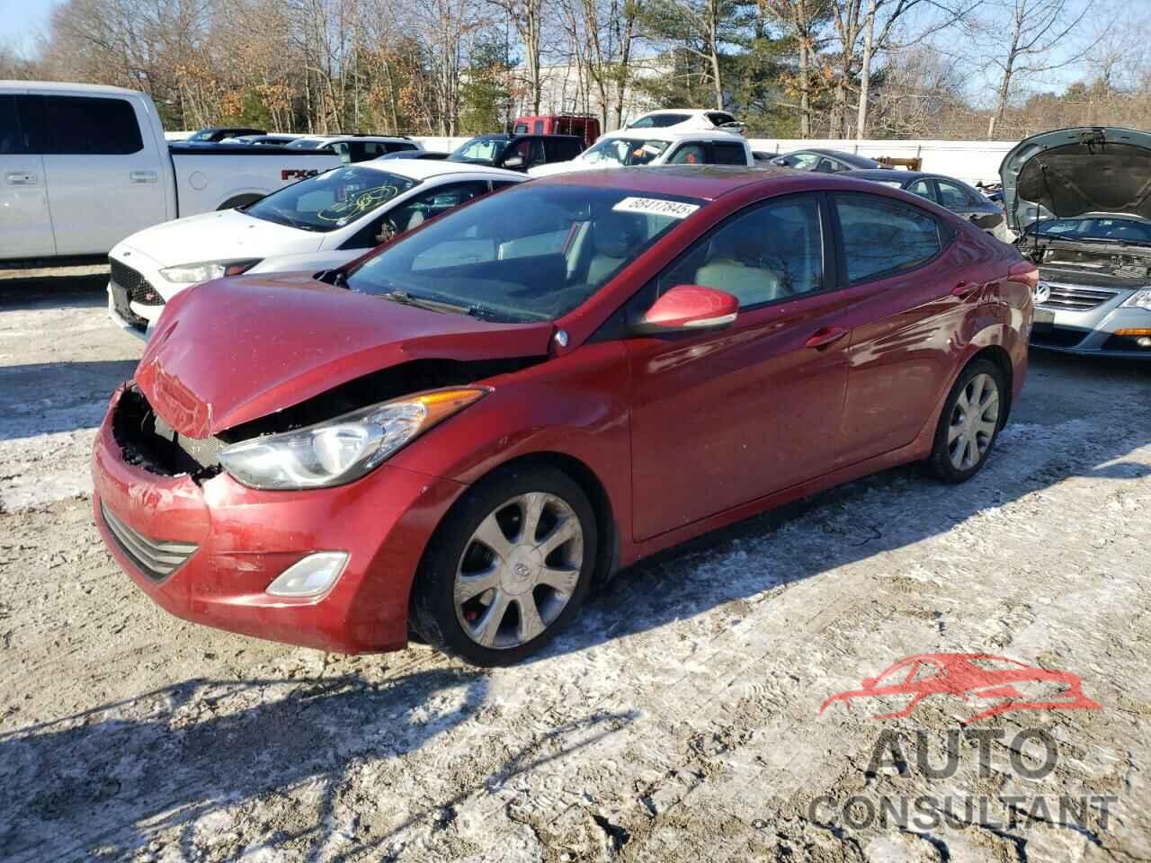 HYUNDAI ELANTRA 2012 - KMHDH4AE6CU424304