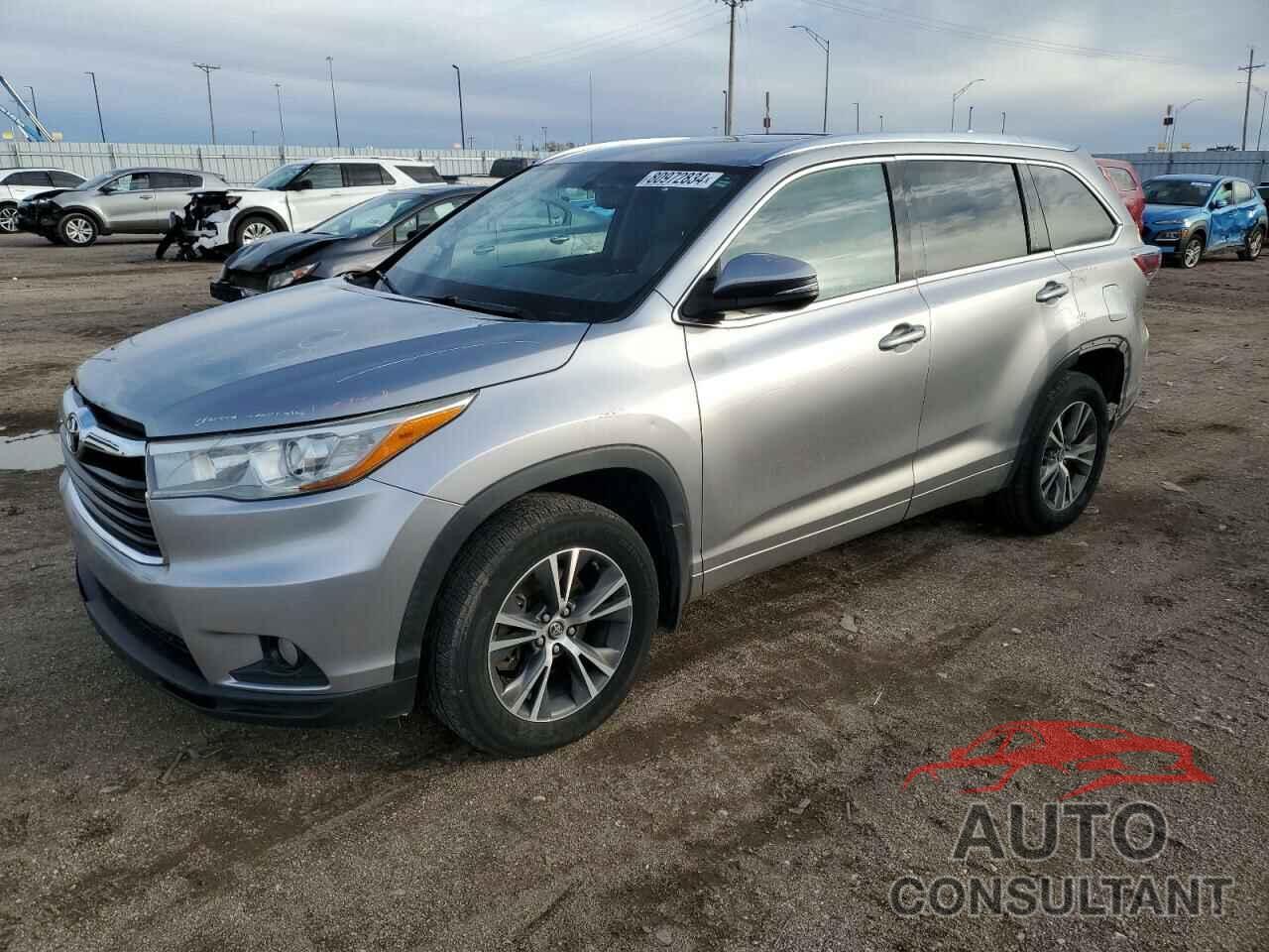 TOYOTA HIGHLANDER 2016 - 5TDJKRFH6GS348828