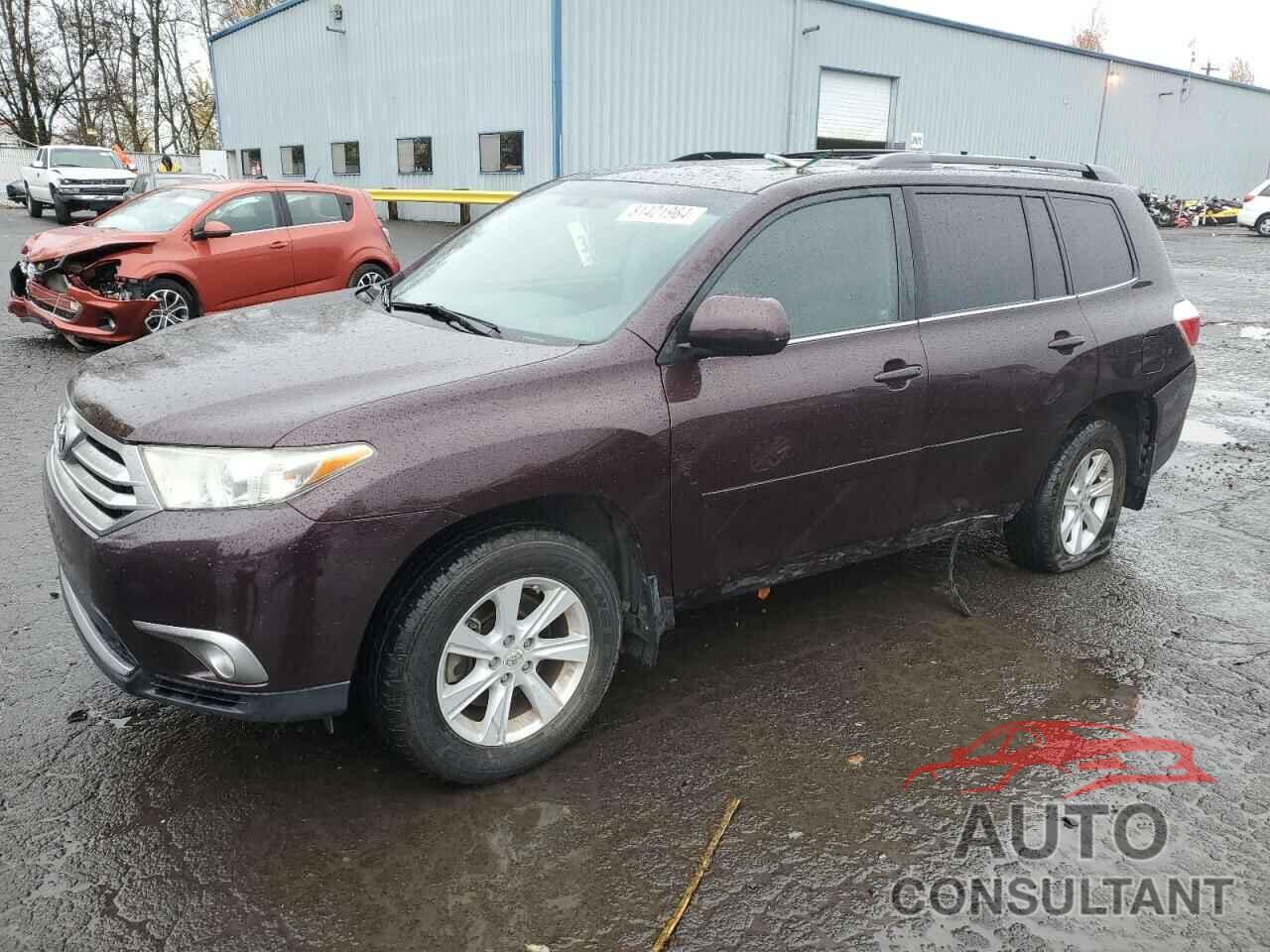 TOYOTA HIGHLANDER 2012 - 5TDZK3EH7CS084577