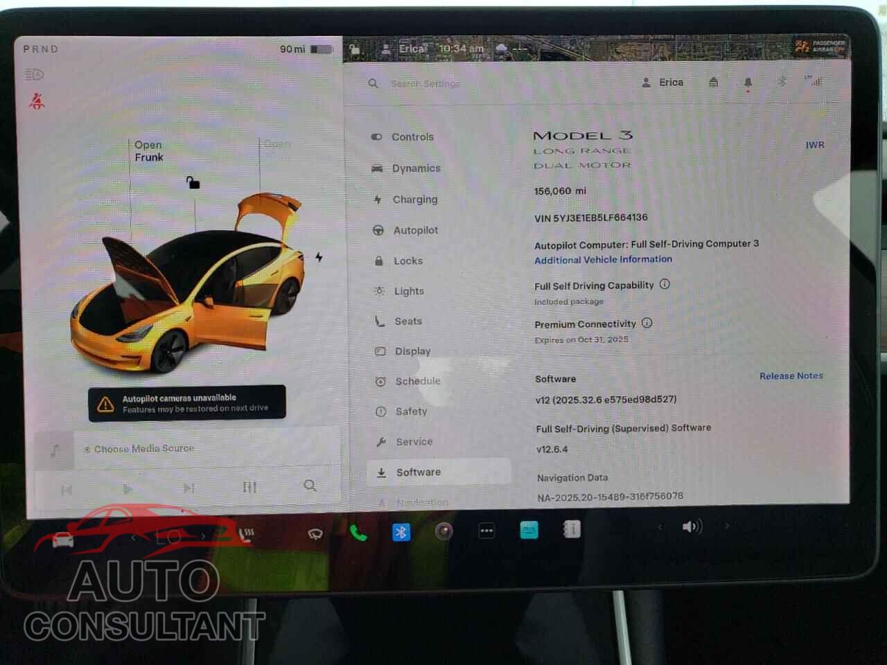 TESLA MODEL 3 2020 - 5YJ3E1EB5LF664136