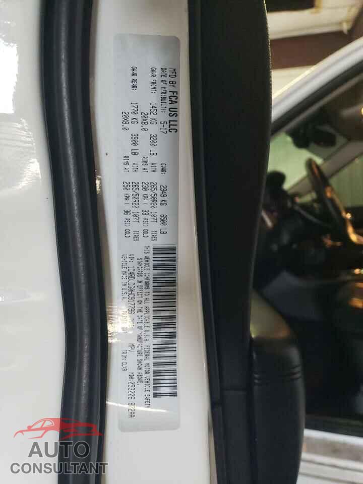 DODGE DURANGO 2017 - 1C4RDJDG0HC917796