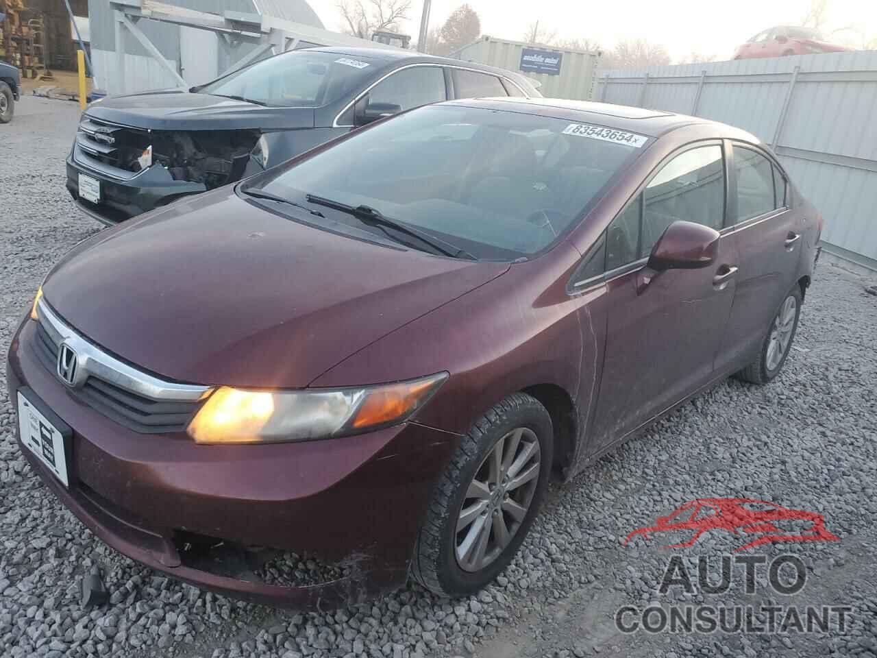 HONDA CIVIC 2012 - 2HGFB2F81CH537877