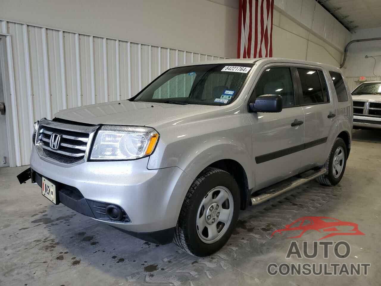 HONDA PILOT 2012 - 5FNYF3H25CB026964