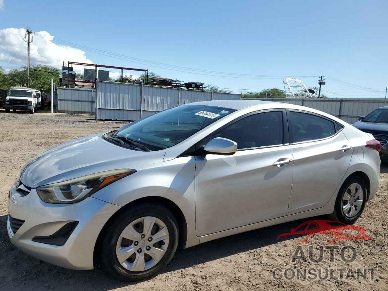 HYUNDAI ELANTRA 2016 - KMHDH4AE3GU587417