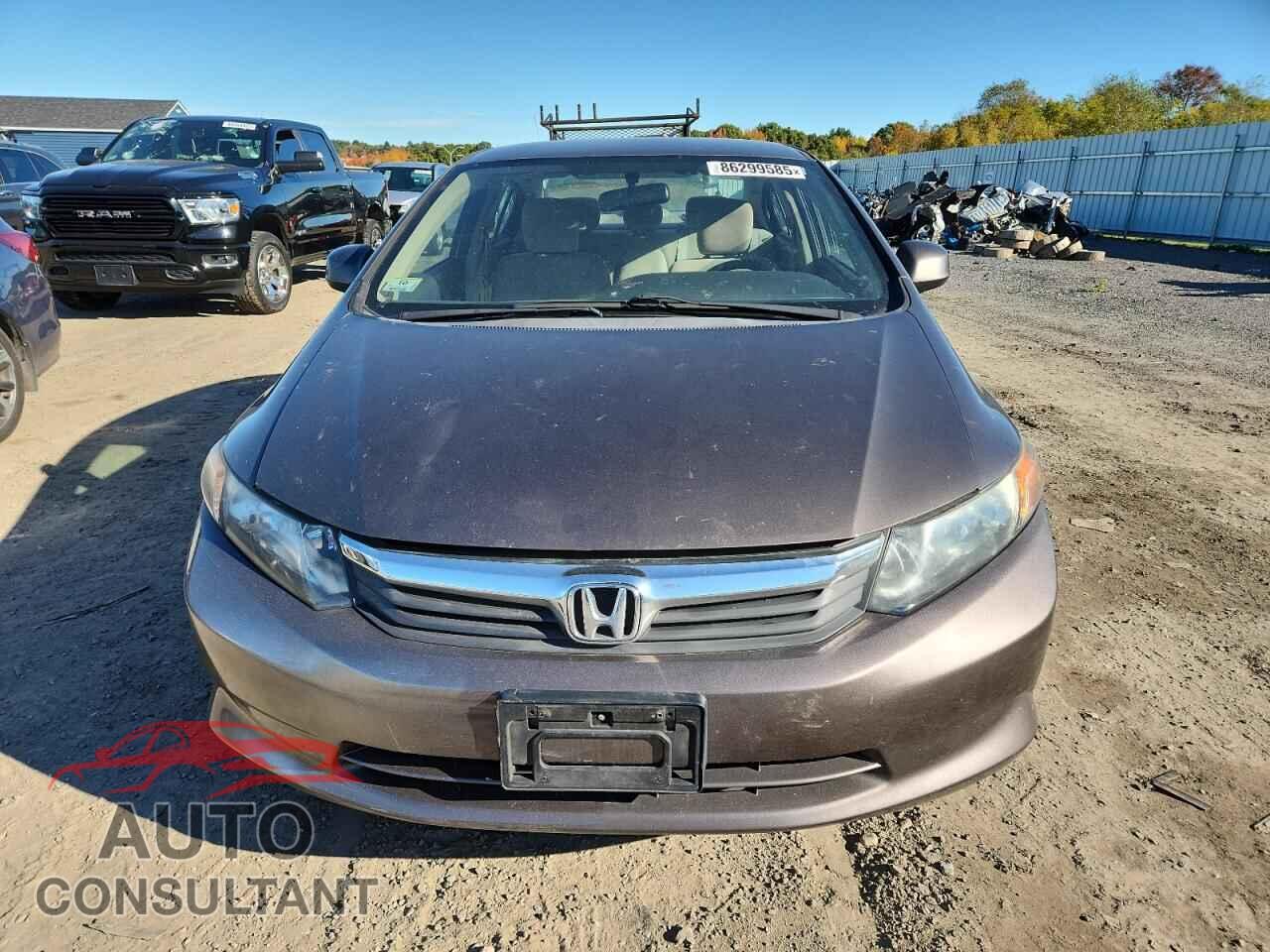 HONDA CIVIC 2012 - 2HGFB2F56CH604723