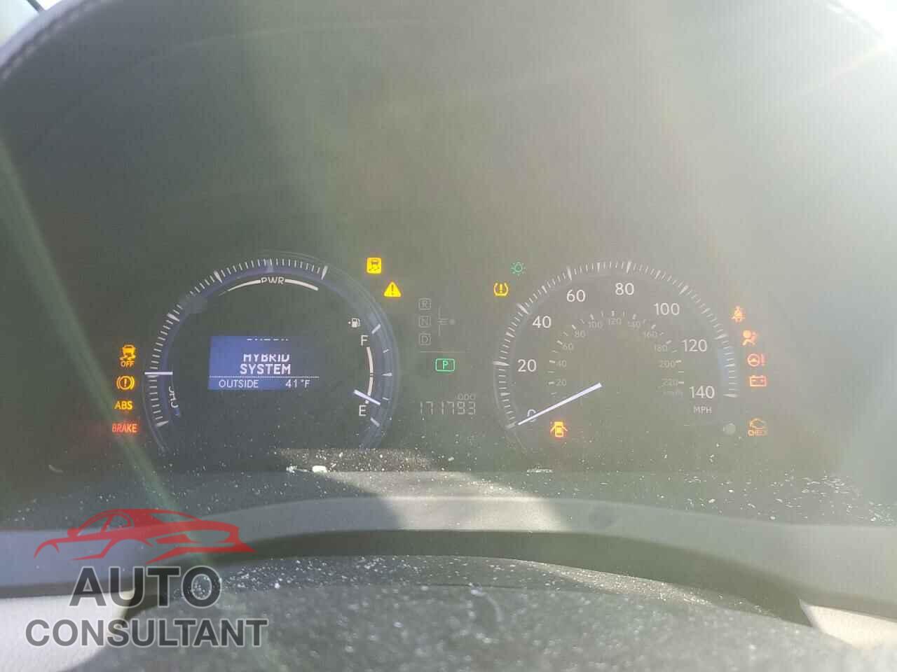 LEXUS HS 2011 - JTHBB1BA1B2043878