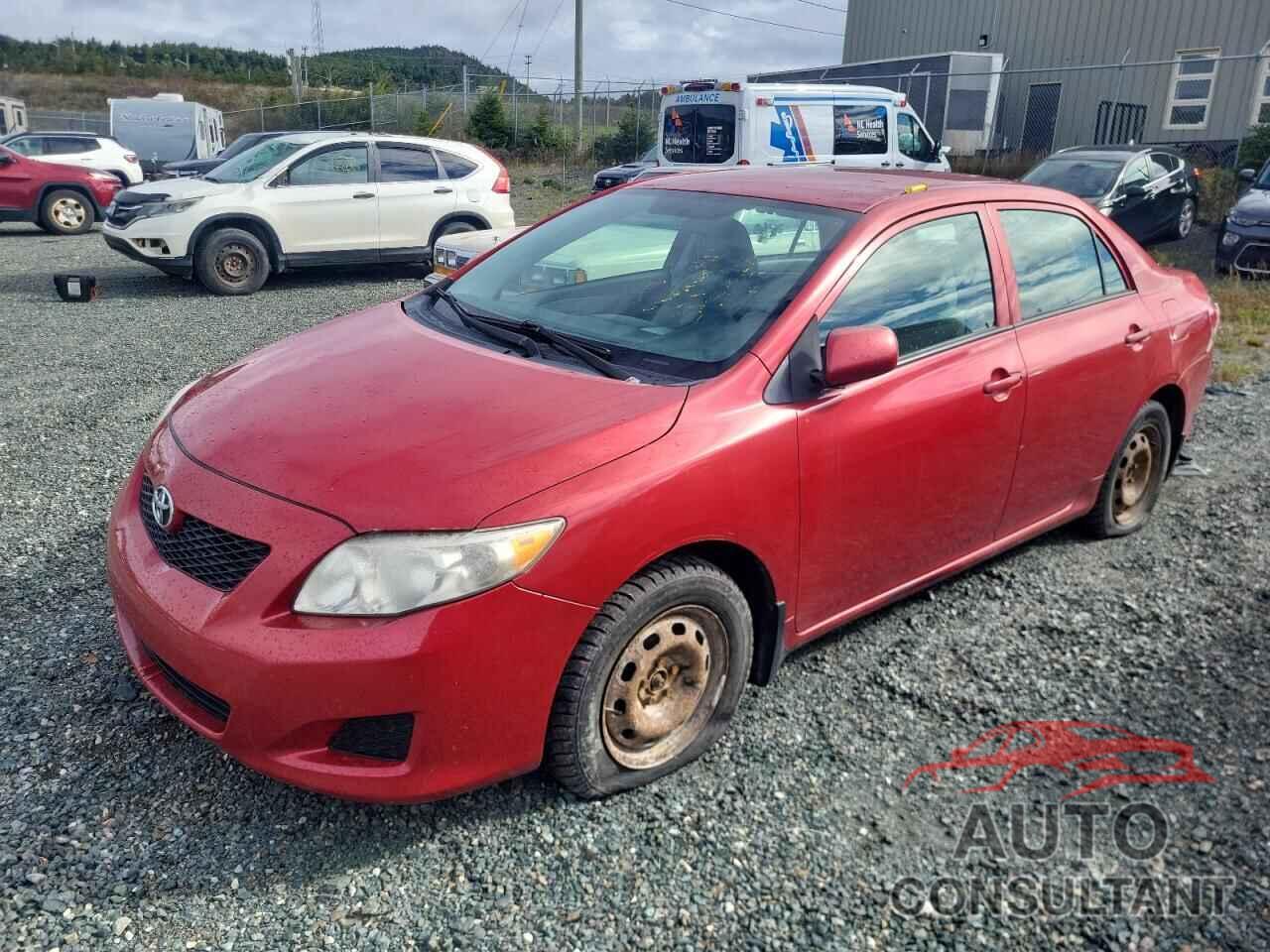 TOYOTA COROLLA 2009 - 2T1BU40E19C015867