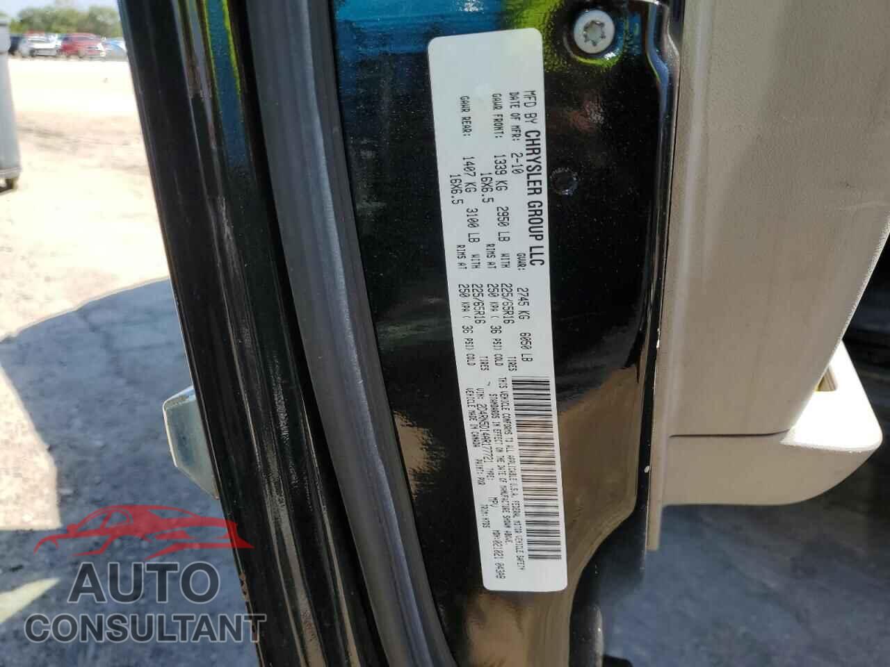 DODGE CARAVAN 2010 - 2D4RN5D14AR177721