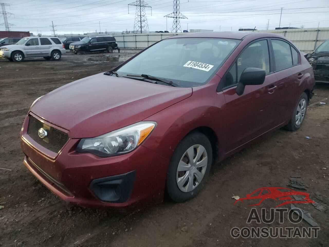 SUBARU IMPREZA 2012 - JF1GJAA63CH013857