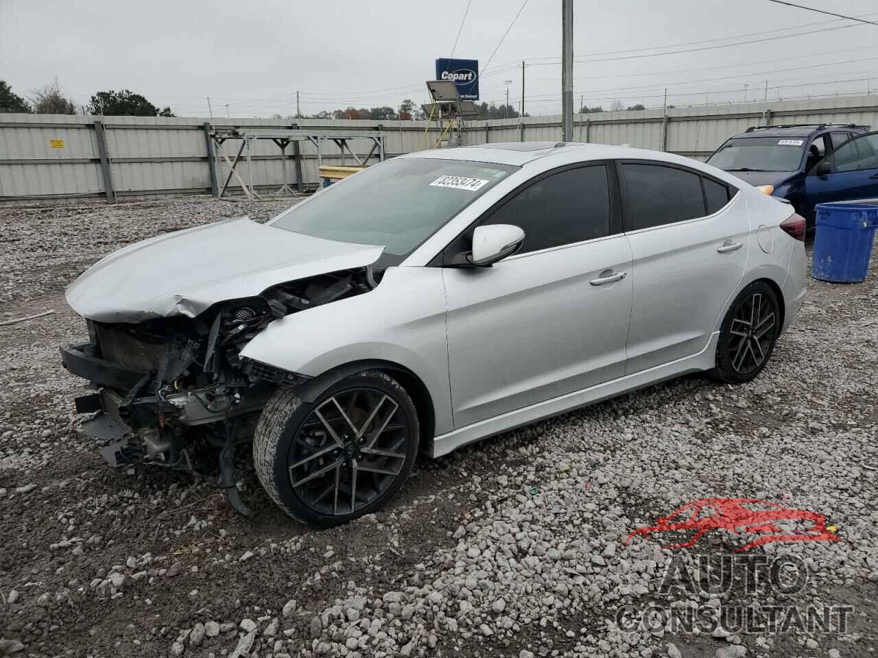 HYUNDAI ELANTRA 2019 - KMHD04LB7KU886251