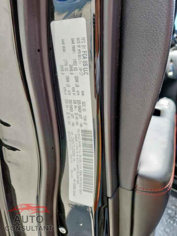 DODGE DURANGO 2018 - 1C4SDHCT3JC205538