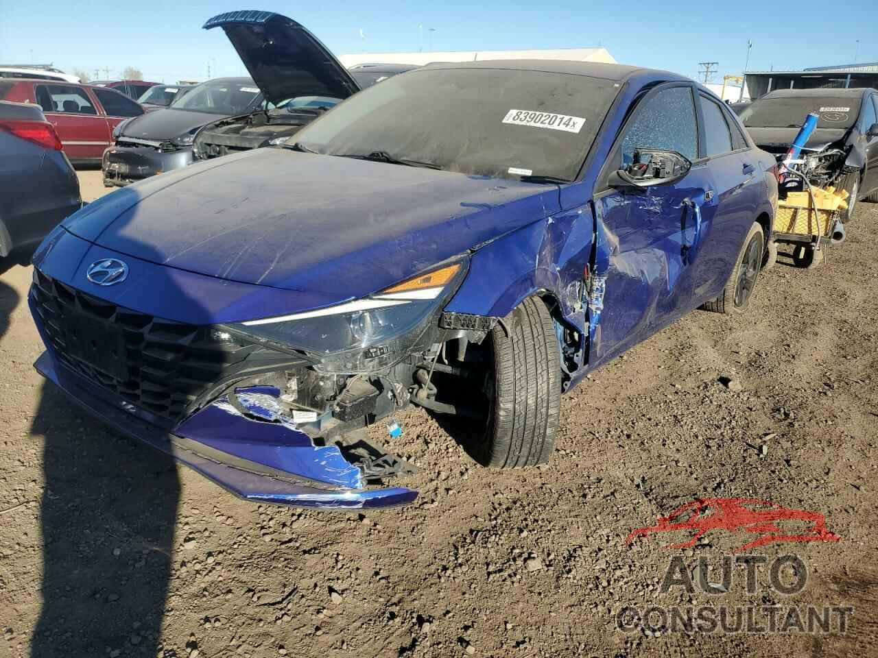HYUNDAI ELANTRA 2021 - 5NPLM4AG8MH049055