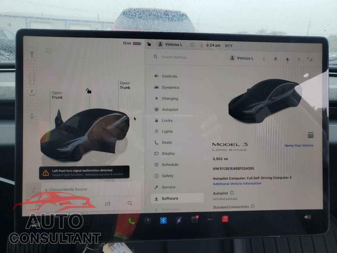 TESLA MODEL 3 2025 - 5YJ3E1EA9SF024355