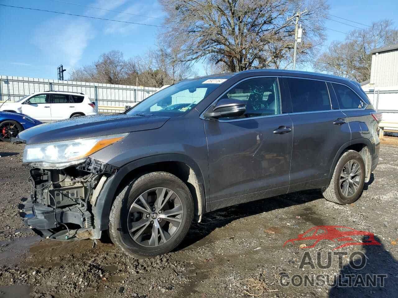 TOYOTA HIGHLANDER 2016 - 5TDJKRFH0GS303206