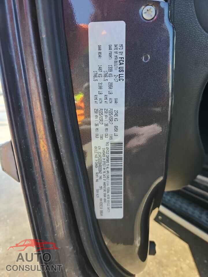 DODGE CARAVAN 2017 - 2C4RDGEG9HR693842