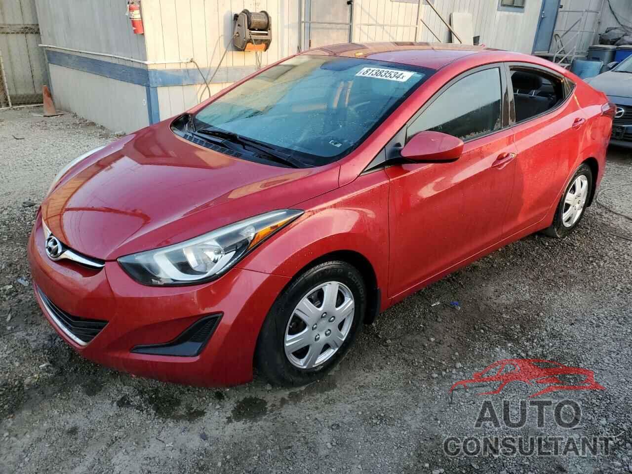 HYUNDAI ELANTRA 2016 - KMHDH4AE4GU527078
