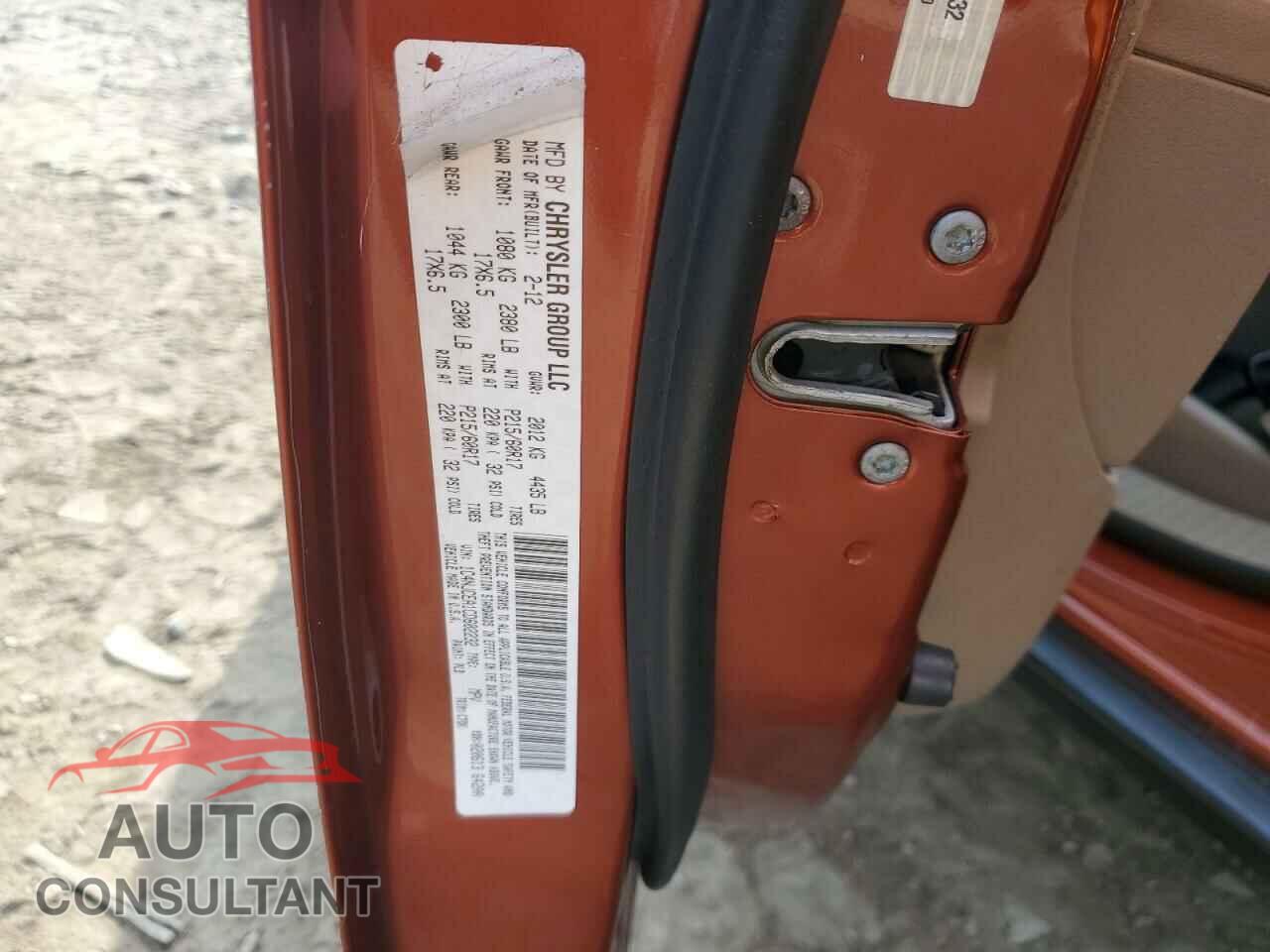 JEEP COMPASS 2012 - 1C4NJCEA1CD602232
