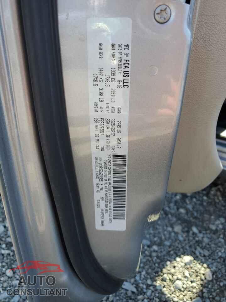 DODGE CARAVAN 2017 - 2C4RDGCG9HR558119