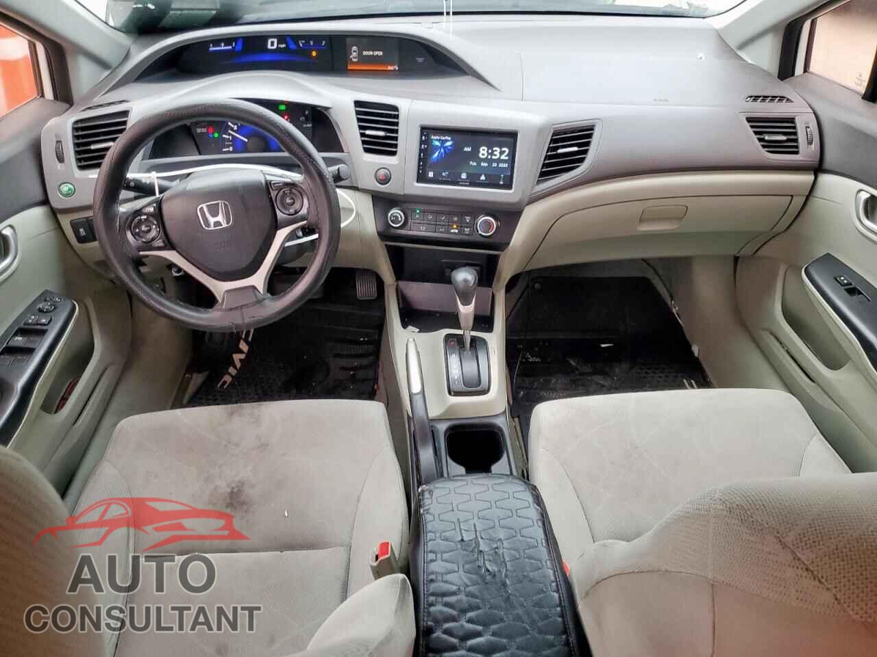 HONDA CIVIC 2012 - 19XFB2F51CE097787