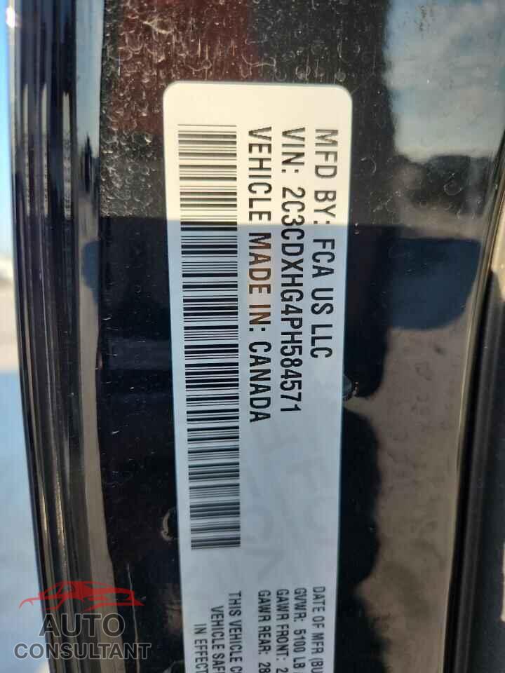 DODGE CHARGER 2023 - 2C3CDXHG4PH584571