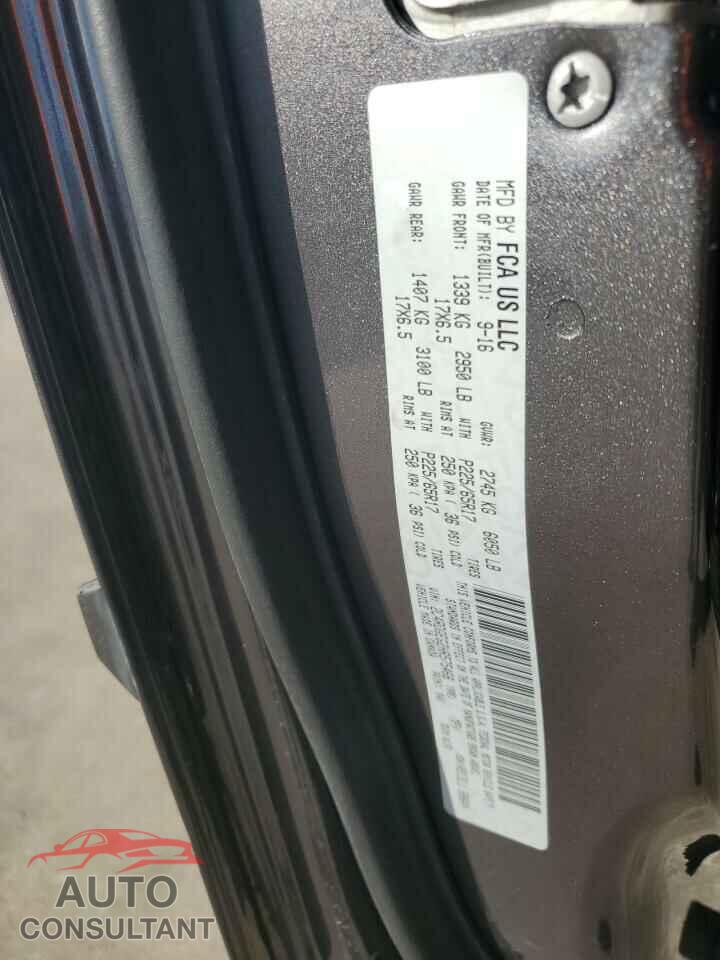 DODGE CARAVAN 2017 - 2C4RDGEG2HR575468