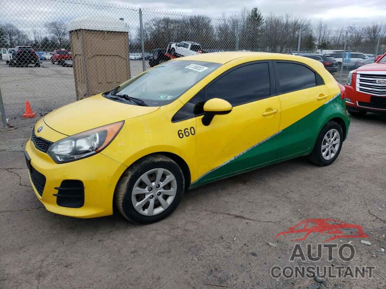 KIA RIO 2016 - KNADM5A36G6659880