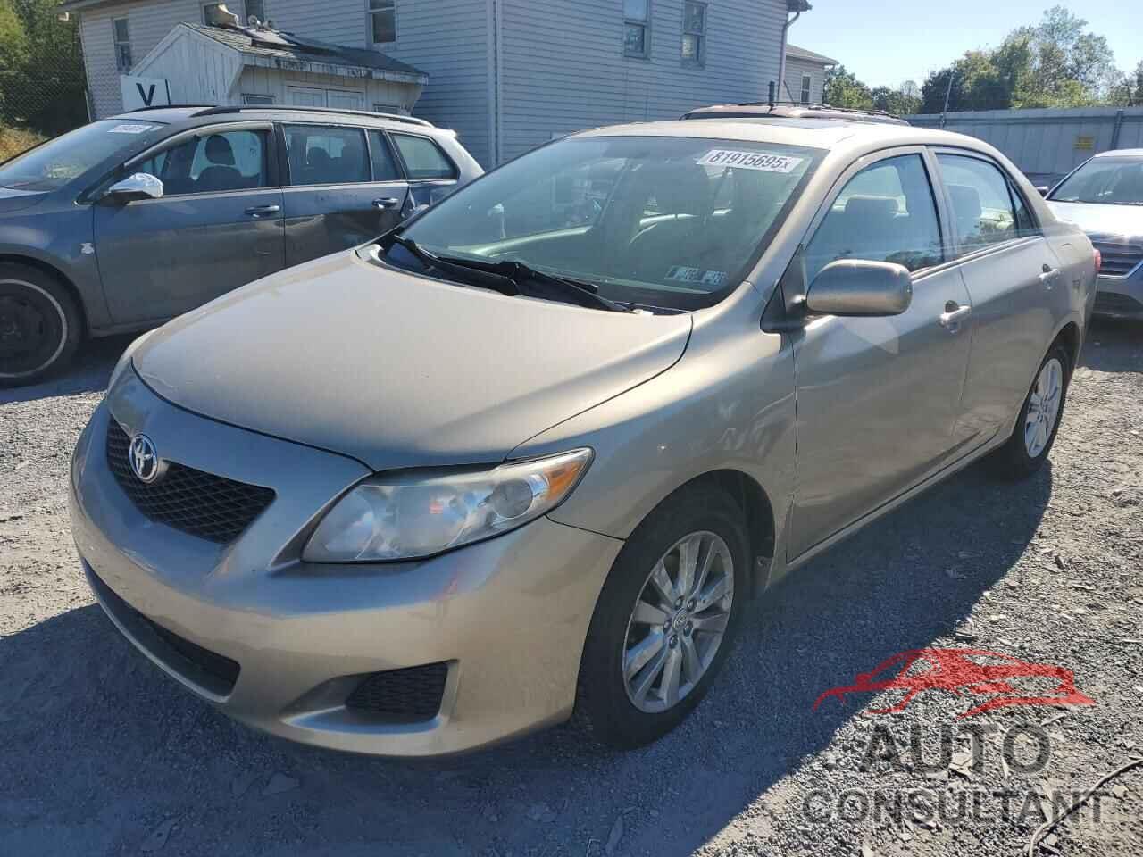 TOYOTA COROLLA 2009 - 2T1BU40E89C100950