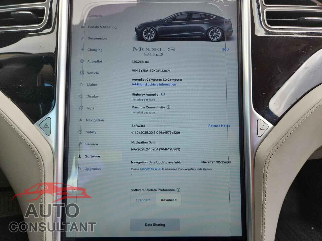 TESLA MODEL S 2016 - 5YJSA1E2XGF133074