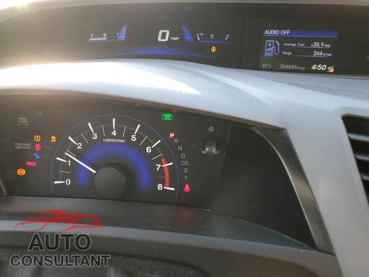 HONDA CIVIC 2012 - 19XFB2F82CE061293